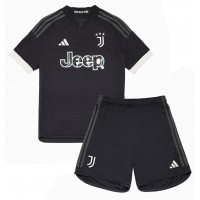 Camisa de Futebol Juventus Equipamento Alternativo Infantil 2023-24 Manga Curta (+ Calças curtas)